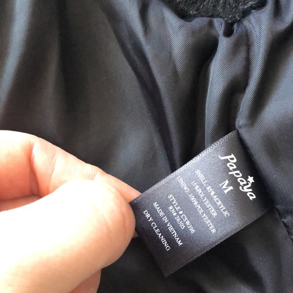 Vest black faux - Picture 2 of 2